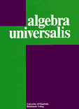 Algebra Universalis cover